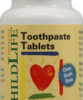 CHILDLIFE - Toothpaste Tablets - 60 Tablets Discount