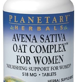 PLANETARY HERBALS - Avena Sativa Oat Complex for Women - 200 Tablets Fashion