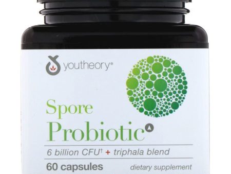 YOUTHEORY - Spore Probiotic - 60 Vegetarian Capsules Online