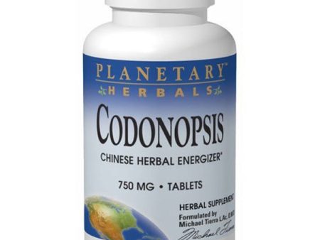 PLANETARY HERBALS - Codonopsis 750 mg - 60 Tablets on Sale