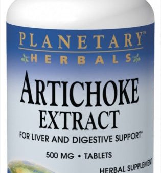 PLANETARY HERBALS - Artichoke Extract 500 mg - 60 Tablets Fashion