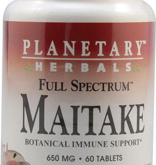 PLANETARY HERBALS - Maitake Full Spectrum 650 mg - 60 Tablets on Sale