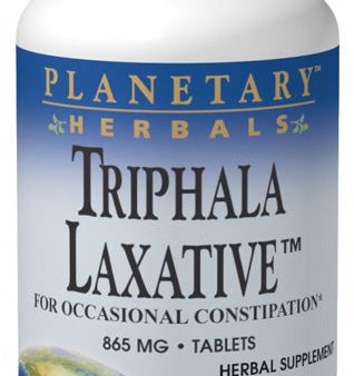 PLANETARY HERBALS - Triphala Laxative 865 mg - 60 Tablets Cheap