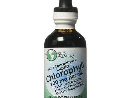 WORLD ORGANIC - Ultra Concentrated 15:1 Liquid Chlorophyll - 2 fl. oz. (59 ml) Sale