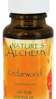 NATURE S ALCHEMY - Cedarwood Pure Essential Oil - 0.5 oz. (15 ml) For Discount