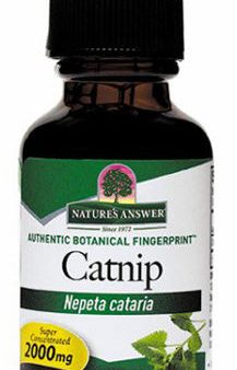 NATURE S ANSWER - Catnip Herb Extract - 1 fl. oz. (30 ml) Cheap