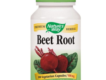 NATURES WAY - Beet Root Beta Vulgaris 500 mg - 100 Capsules Cheap